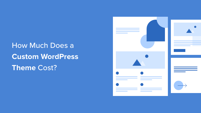 How much does a custom WordPress template cost ?